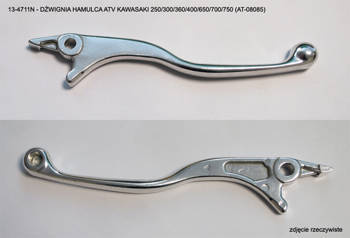 Dźwignia hamulca atv kawasaki 250/300/360/400/650/700/750 (at-08085)