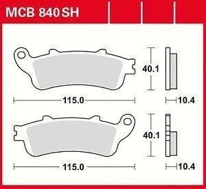 KLOCKI HAMULCOWE TRW MCB840SH