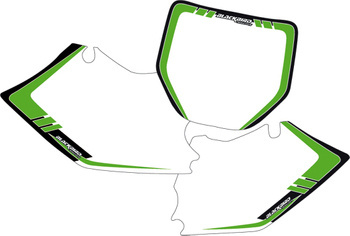 Tła pod numery startowe kawasaki kx 125/250 '03-'08 kolor biały