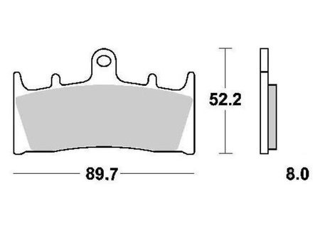 Klocki hamulcowe Suzuki GSX 1300 Kawasaki ZX-9R