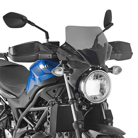 Szyba suzuki sv 650 (2016)  28,5x36cm przyciemniana z mocowaniami