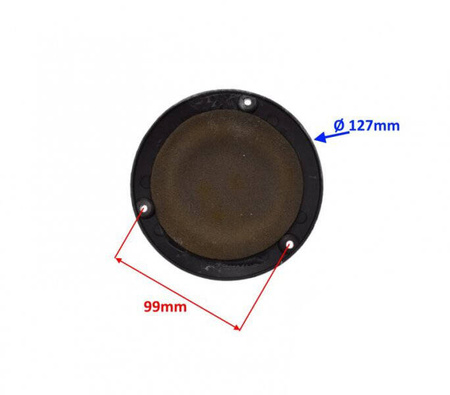 Pokrywka pokrywy wentylatora do skuterów 2T carbon