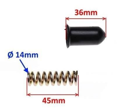 Guma ze sprężyną mocowania silnika skuter 2T 4T QT