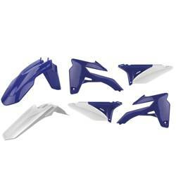 Komplet plastików sherco se-r/sef-r '13-'15 kolor niebieski biały oem