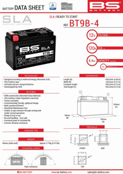 Bs akumulator bt9b-4 (fa) (yt9b-4) 12v 8ah 150x69x105 bezobsługowy - zalany (115a) (6)