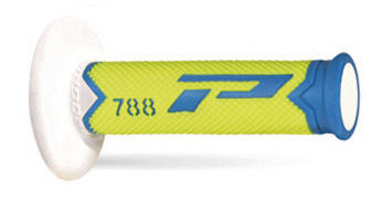 Manetki pg788 off road (22+25mm, dł.115mm) kolor jasny niebieski/żółty fluo/biały (trójskładnikowe) (788-278)