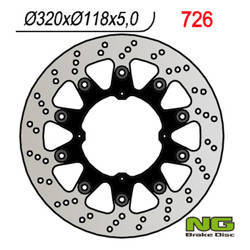 Tarcza hamulcowa przód honda xr 250/400/650 (supermoto)(320x118x5mm)(4x6,5mm)