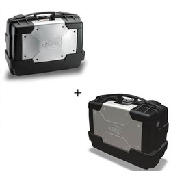 kufry boczne 33l monokey kgr garda (para = 2szt) + dodatkowy zamek