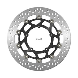 TARCZA HAMULCOWA PRZÓD HONDA CRF 1100 L AFRICA TWIN ADVENTURE SPORT / DESERT TRACK / DCT '20-'25 (210X109X4,5MM) (5X6,25MM) PRAWA STRONA PŁYWAJĄCA (ŚRODEK ALUMINIOWY)