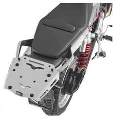 STELAŻ KUFRA CENTRALNEGO (ANODOWANE ALUMINIUM) MOTO GUZZI V 85 TT '24- ALUMINIOWY MONOKEY