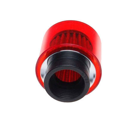 Filtr powietrza 38 mm osłona plastikowa czerwona