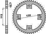 Zębatka tylna 4485 38 c45 kymco kxr, kxu, maxxer, mxu 250/300 '02-'15 (łańc. 520)
