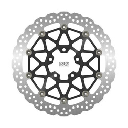 Tarcza hamulcowa przód kawasaki zx 10r '17-18 (330x70x5,0mm) (5x10,5mm) wave pływająca (środaluminiowy)