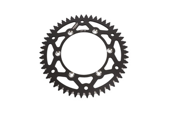 ZĘBATKA TYLNA ALUMINIOWA T7075 (ERGAL) 489 49 (48949) KAWASAKI KX/KXF '83-'24, SUZUKI RMZ '04-'06 (JTR460.49) KOLOR CZARNY