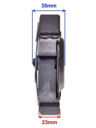 Szczęki sprzęgła odśrodkowego Honda Kymco GY6 125 150 120 mm