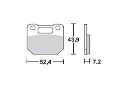 KLOCKI HAMULCOWE TRW MCB556