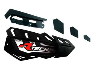 Plastiki zamienne do osłon rąk (handbarów) flx / alu / atv kolor czarny
