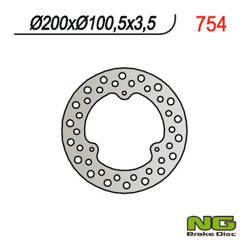 Tarcza hamulcowa przód suzuki rm 80/85 (200x100x3,5)