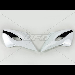 Osłony chłodnicy husqvarna te/fe/tc/fc 125/250/300/350/450/501 '14-'15, te/fe '15 kolor biały/czarny