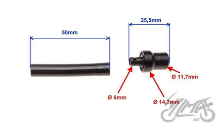 Odpowietrznik korka wlewu paliwa