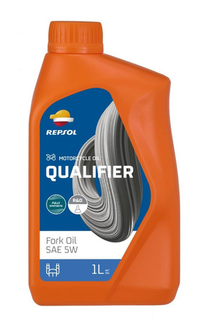 Repsol olej do teleskopów / amortyzatorów / zawieszenia qualifier fork oil sae 5w 1l (12) - zastępuje rp172l51