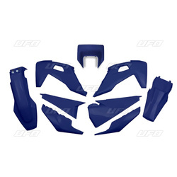 Komplet plastików husqvarna te/tx/fe '20 z osłoną lampy kolor niebieski (hu623e087)