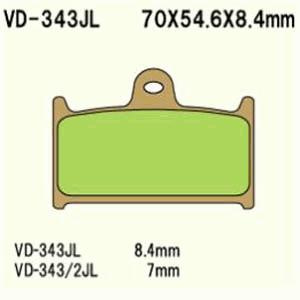 Klocki hamulcowe vesrah  vd-343jl