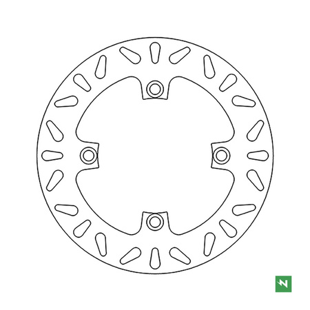 TARCZA HAMULCOWA TYŁ HONDA CBF 500/600/1000; CBR 600F 11-13; CBF1000 '06-'16 (240X116X5) (4X10,5MM)