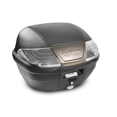 kufer centralny 40l monolock z białymi odblaskami ( zawiera płytę ) - nowość