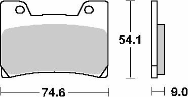 Hamulcowe kh160 street ceramic kolor czarny