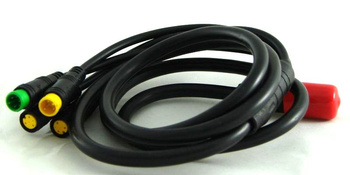 Kabel Przewód E-Bus Bafang 700mm 4 Końcówki Wyświetlacz Manetka Hamulce Eb 1t4.Ax.0700