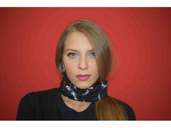 Chusta Puig (Komin) Czarny