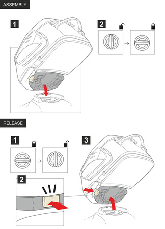 Torba na zbiornik Shad Terra TR15CL Click System z blokadą