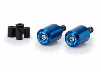 Ciężarki / końcówki kierownicy długie puig do yamaha x-max 125/250 (gwint m6) 10-16 niebieskie