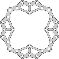 Tarcza hamulcowa tył kawasaki kx125 kx250 kx450 klx450 (240x115x4mm)