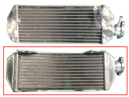 Psychic chłodnica suzuki drz 400s/sm '00-17 wzmocniona o standardowej pojemności prawa (szt.) (z korkiem)