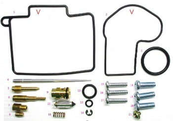 ZESTAW NAPRAWCZY GAŹNIKA SUZUKI RM 125 '07-'08 (26-1122)