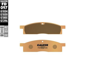 KLOCKI HAMULCOWE KH119 SPIEK METALICZNY (ZŁOTE) OFF ROAD