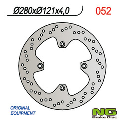 Tarcza hamulcowa przód suzuki dr 650 '90-'95, dr 750 big '88-'90 (280x121x4) (4x10,5mm)