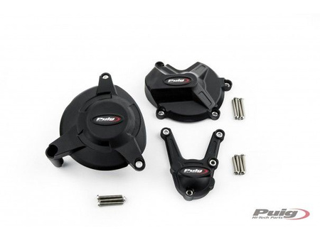 Pokrywy dekli silnika puig do bmw s1000r / s1000rr 09-16 czarne