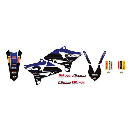 Komplet naklejek (oklein) yamaha yz 125-250 replica yamaha racing 20 ufo