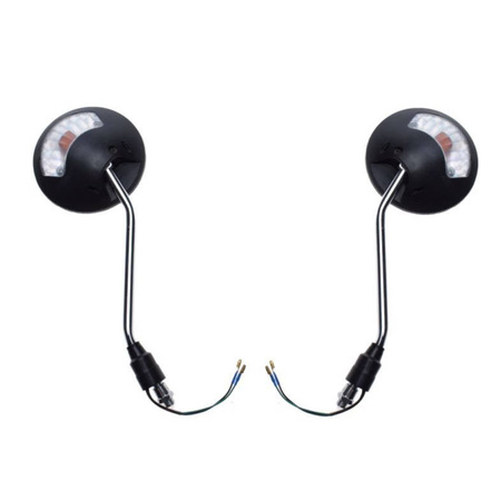 Lusterka motocyklowe z kierunkowskazami gwint M10