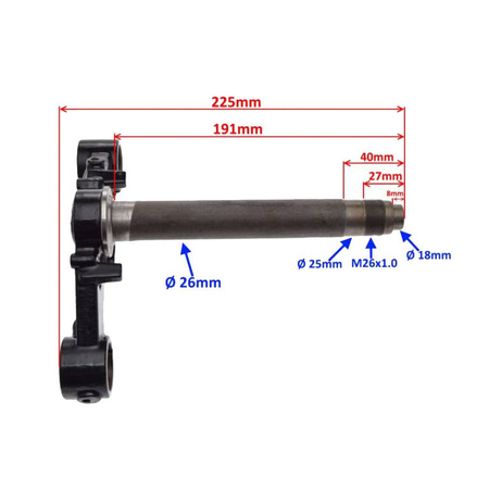 Półka dolna widelca do Junak 904