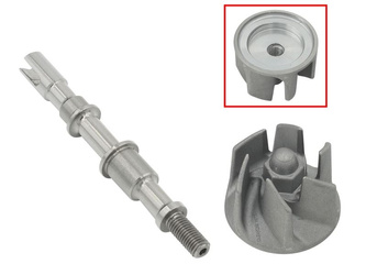 Bronco 2022/01 wałek i wirnik pompy wody kawasaki kvf 300 brute force '12-'21 (59256-y001)