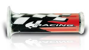 Manetki 0187-hrr racing (120 mm/22 mm) z otworem kolor czarny/biały/czerwony (2017)