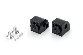 Zestaw Do Montażu - Podnóżki Sportowe Puig Do Aprilia Dorsoduro 900 17-21 Czarne