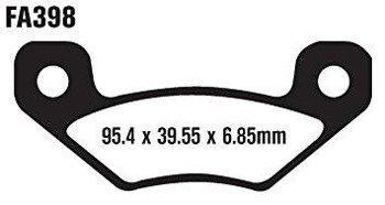 KLOCKI HAMULCOWE EBC FA398R