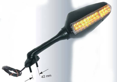 Lusterko prawe led suzuki gsxr 1000 (05-06), gsxr 600/750 (06)