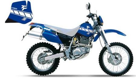 Komplet naklejek (oklein) yamaha tt 600r '97-'05 dream 2 kolor niebieski/biały