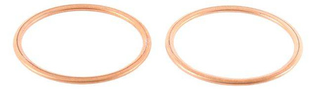 Winderosa (vertex) uszczelka kolektora wydechowego kawasaki vn1500 87-99, vn1500e classic 98-04,  vn1500n '00-08, vn1600 mean streak 02-08, vn1600 05-08, vn1700 09-21, vn750 vulcan 86-06, suzuki vz1600 04-05 (kpl-2szt)